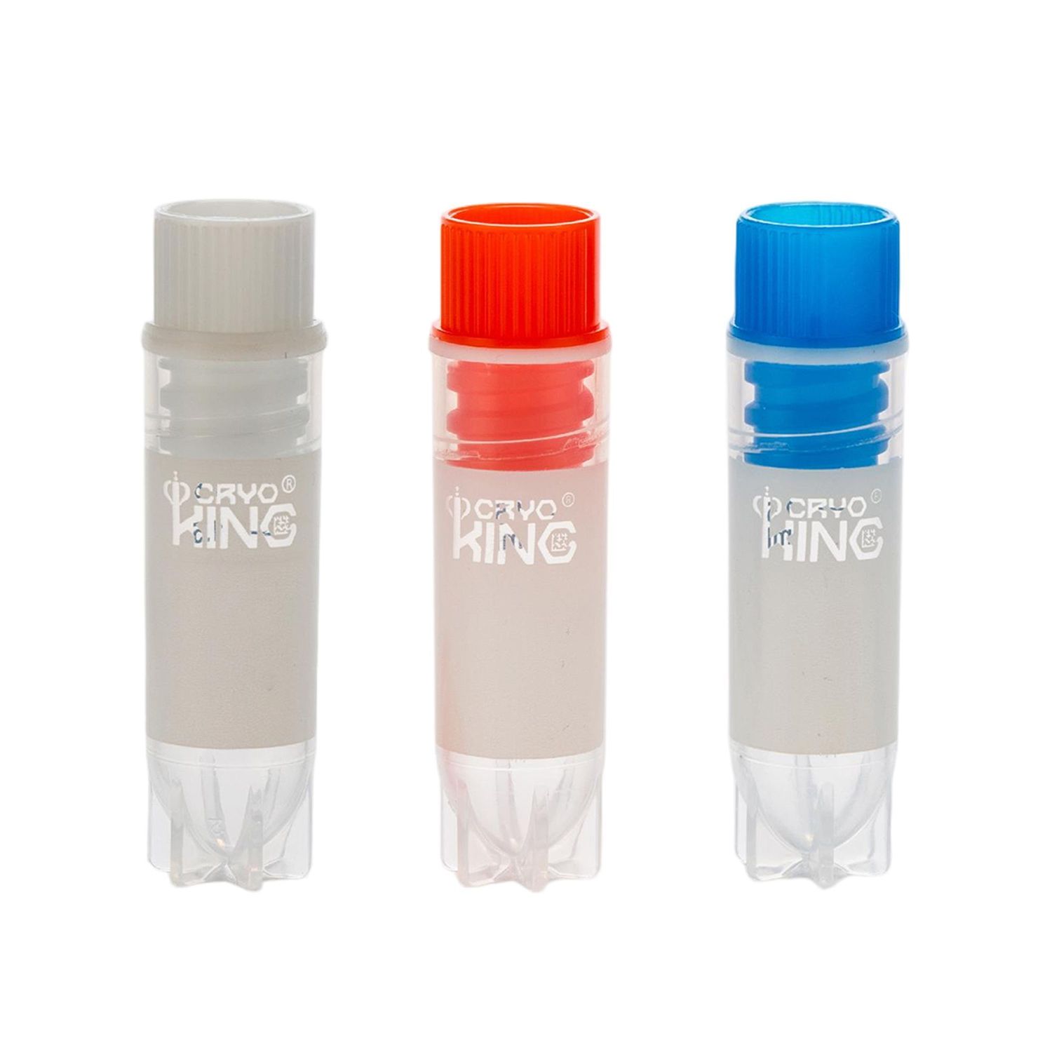CryoKING® Cryogenic Vials-2.0mL, Internal Thread, 25 Sets/ Bag, 20 Bags/Pack, 2 Packs/Case