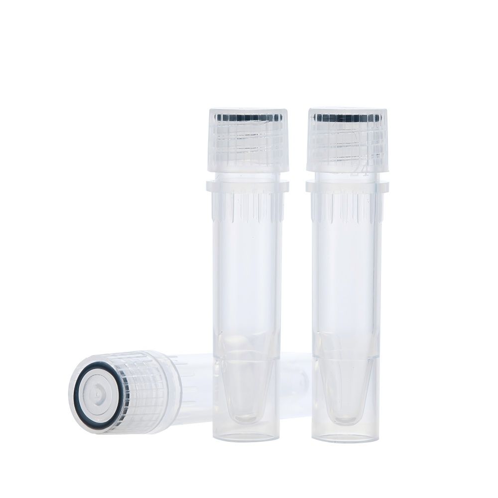 Biologix® Cryogenic Vials - 1.5mL, with Screw Caps, Self-Standing, 50 Pcs/Bag, 10 Bags/Pack, 4 Packs/Case