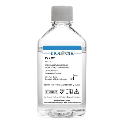 Biologix® PBS Buffer ( 10X ), pH7.4, Sterile, 1000mL/ Bottle