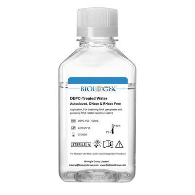 Biologix® DEPC-Treated Water (DNase, RNase free), Sterile, 500mL/ Bottle