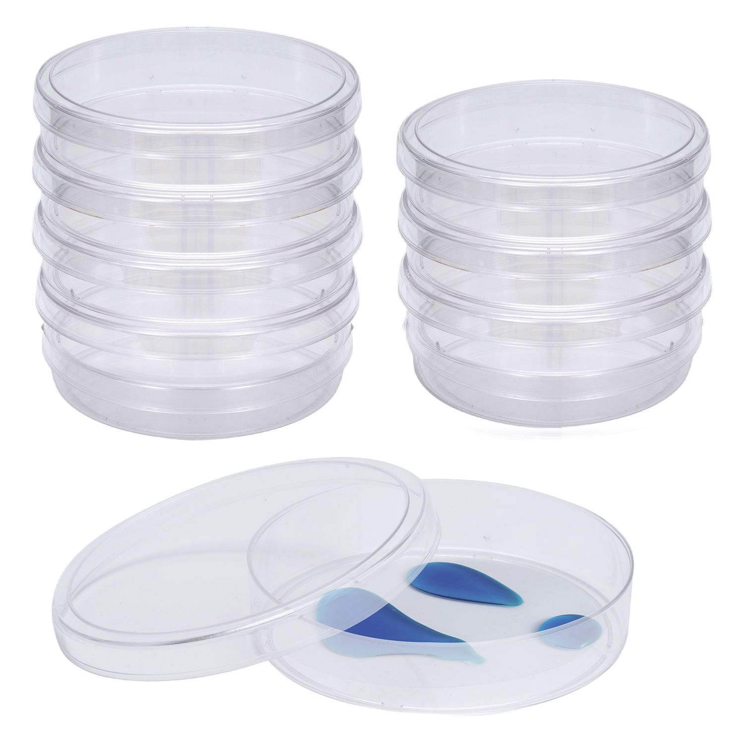 Biologix® Cell Culture Dishes- Clear, 90x20mm, Sterile, 10 /Bag，20 Bags/ Case