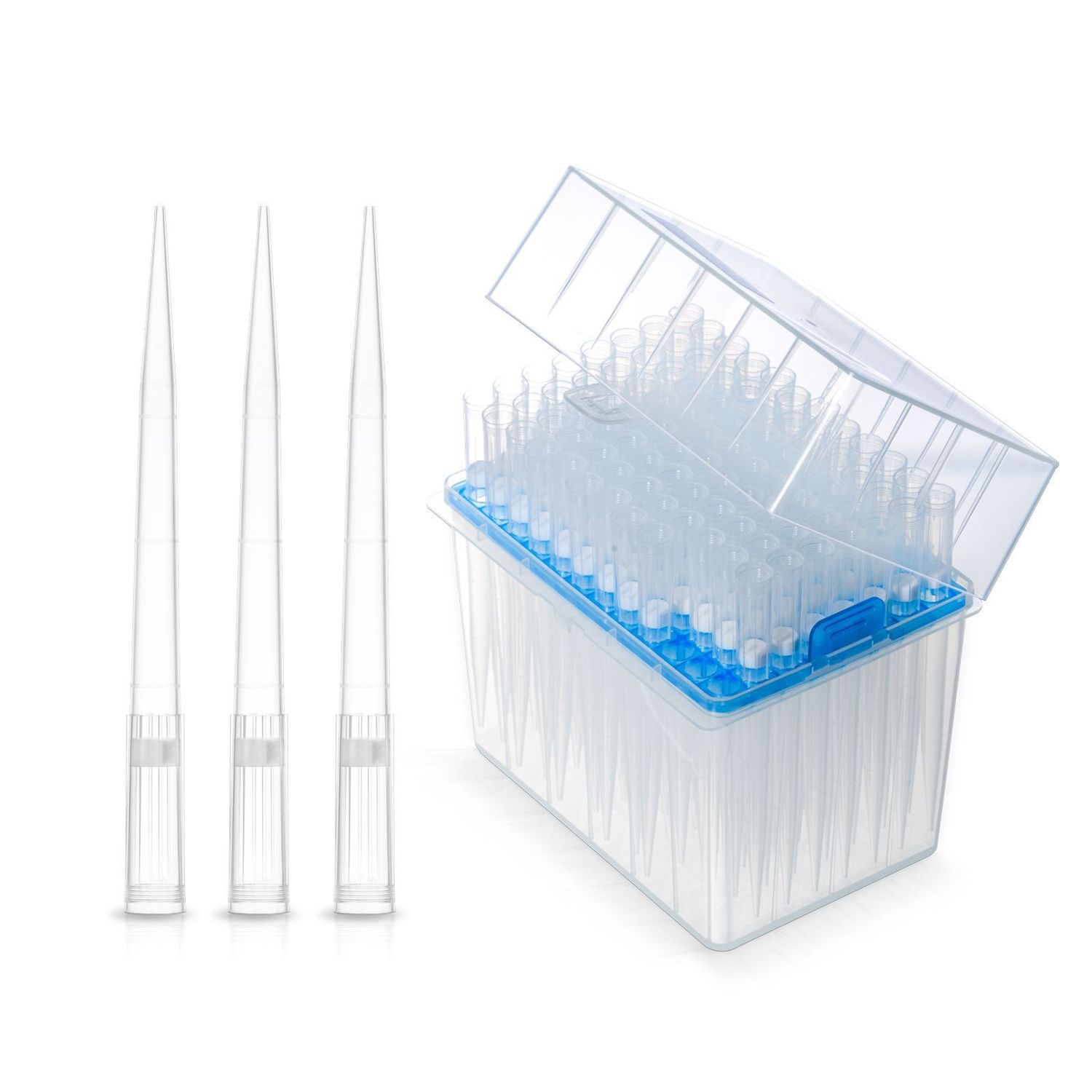 Biologix® Filter Tips -1000µl, Length 102mm, 96 Pieces/Rack, 50 Racks/Case, Low rentention: No