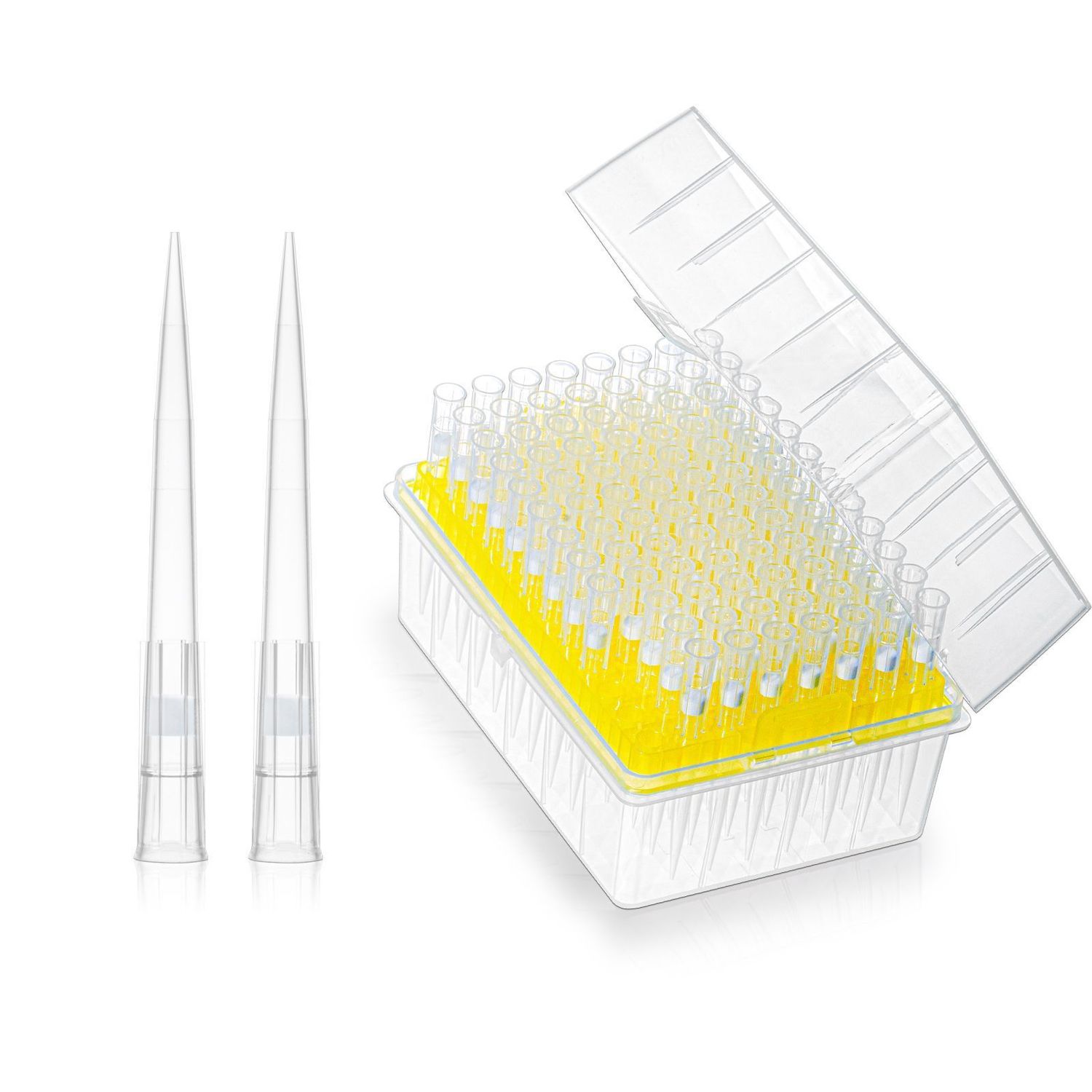 Biologix® Filter Tips -200µl, Length 60mm,96 Pieces/Rack, 50 Racks/Case, Low rentention: No