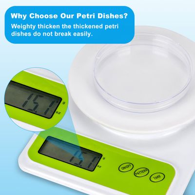 Biologix® Petri Dishes with Lids, Deep Clean, Ethylene Oxide Sterilized, 90x15mm, 10 Pieces/Bag, 50 Bags/Case