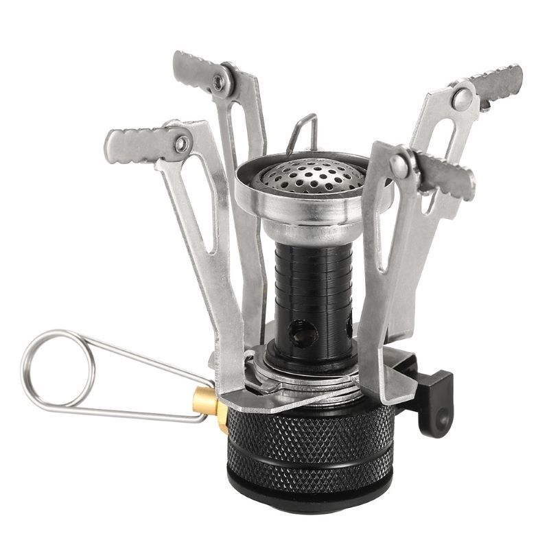 Outdoor Foldable Camping Gas Stove Cooker ¨C Black