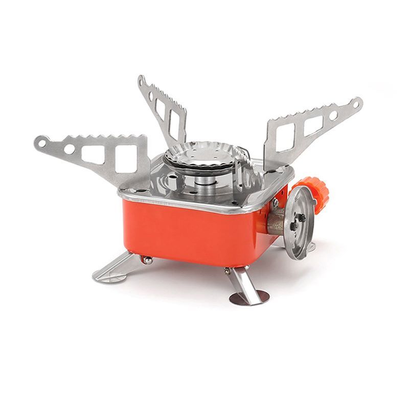 Outdoor Foldable Camping Gas Stove Cooker ¨C Orange