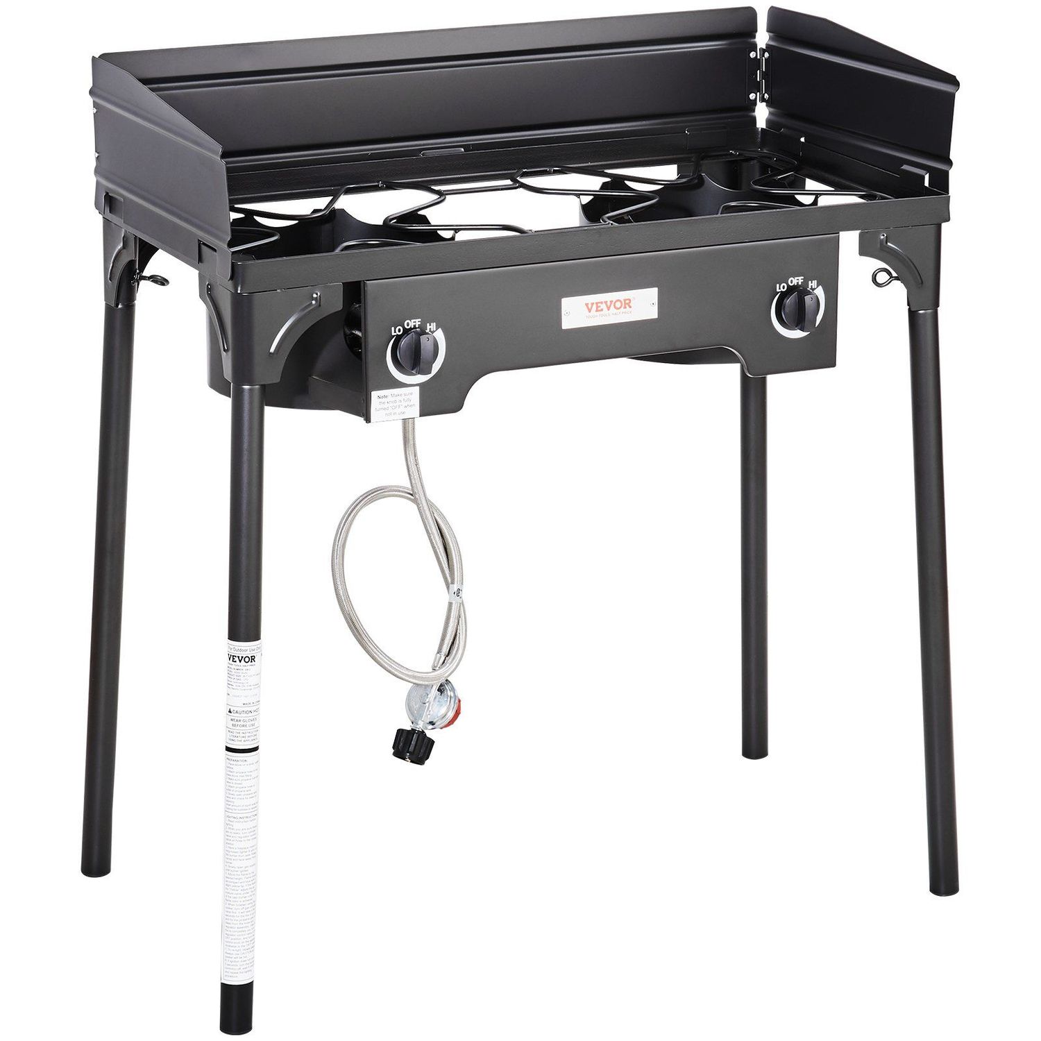 60,000 BTU Double Burner Camping Stove w/ Legs ¨C Double