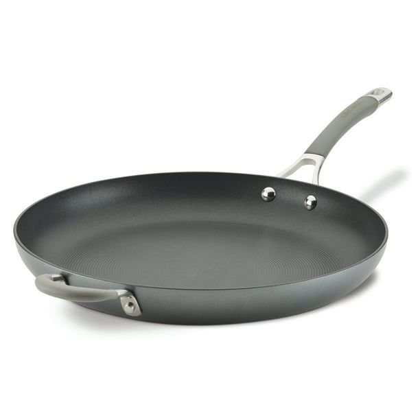 14&quot; Elementum Nonstick Frying Pan Skillet w/ Helper Handle ¨C Oyster Gray