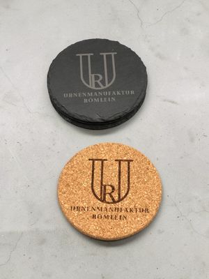 Untersetzer (Kork & Schiefer)