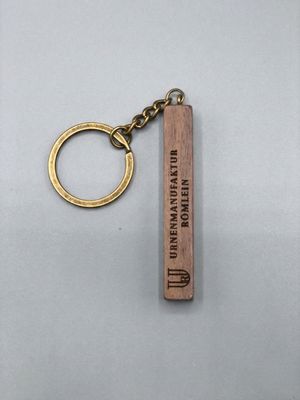 Schlüsselanhänger Nussholz