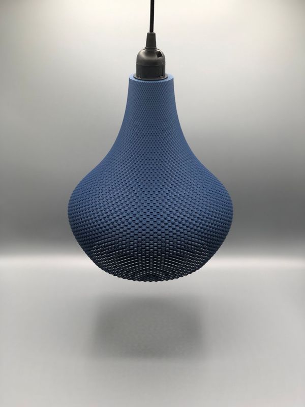 Bloom-Set-Blau Matt (inkl. Lampenfassung E27)