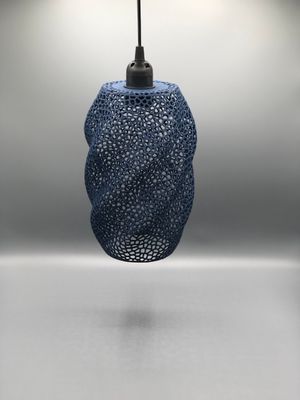 Veluna-Set-Blau Matt (inkl. Lampenfassung E27)