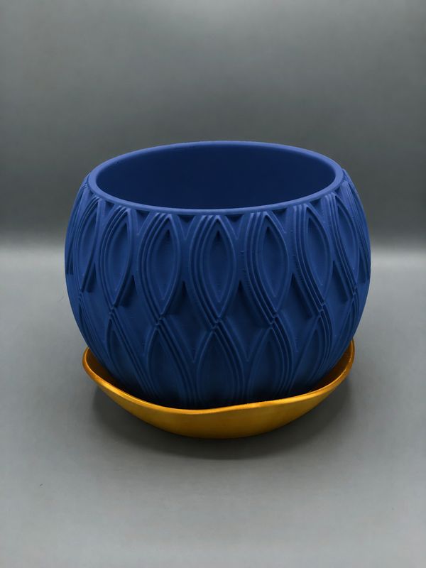 Ornamenta Blau Matt