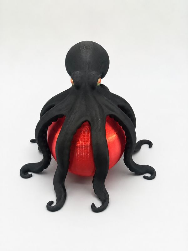 Octopus mit Kugel (inkl. Leuchtmittel)