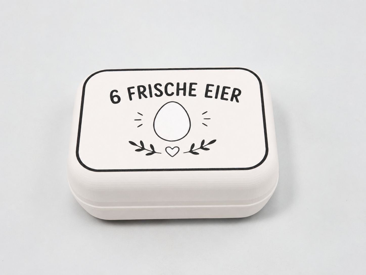 Eierbox Kaltes Weiß