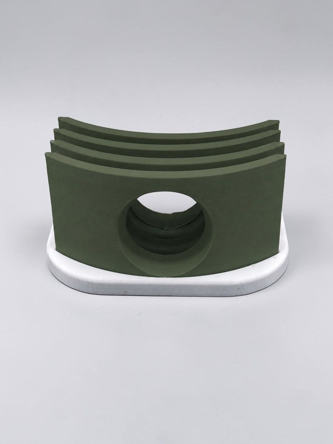 Eierbecher 4-er Set - Oliv Grün Matt