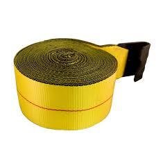 4" x 30" Strap with flat hook 5,400 Lb working load limit (Box of 10)