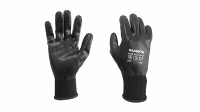 Black Fully Coated Nitrile Gloves