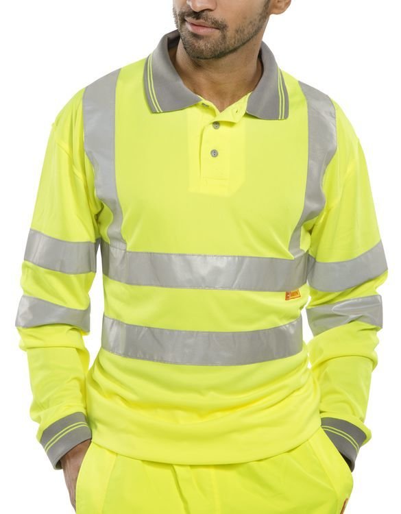 Hi-Vis Long Sleeved POLO