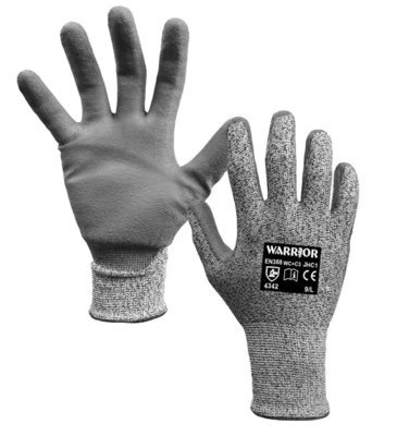Cut Level 3 PU Coated Work Gloves