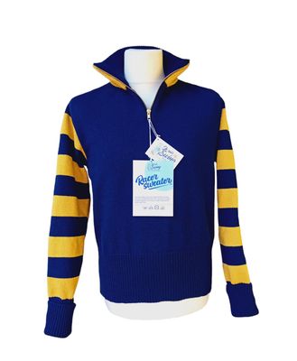 RACER SWEATER Bleu Marine & Jaune