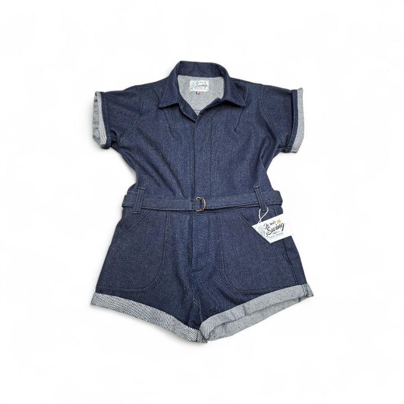 DENIM PLAYSUIT