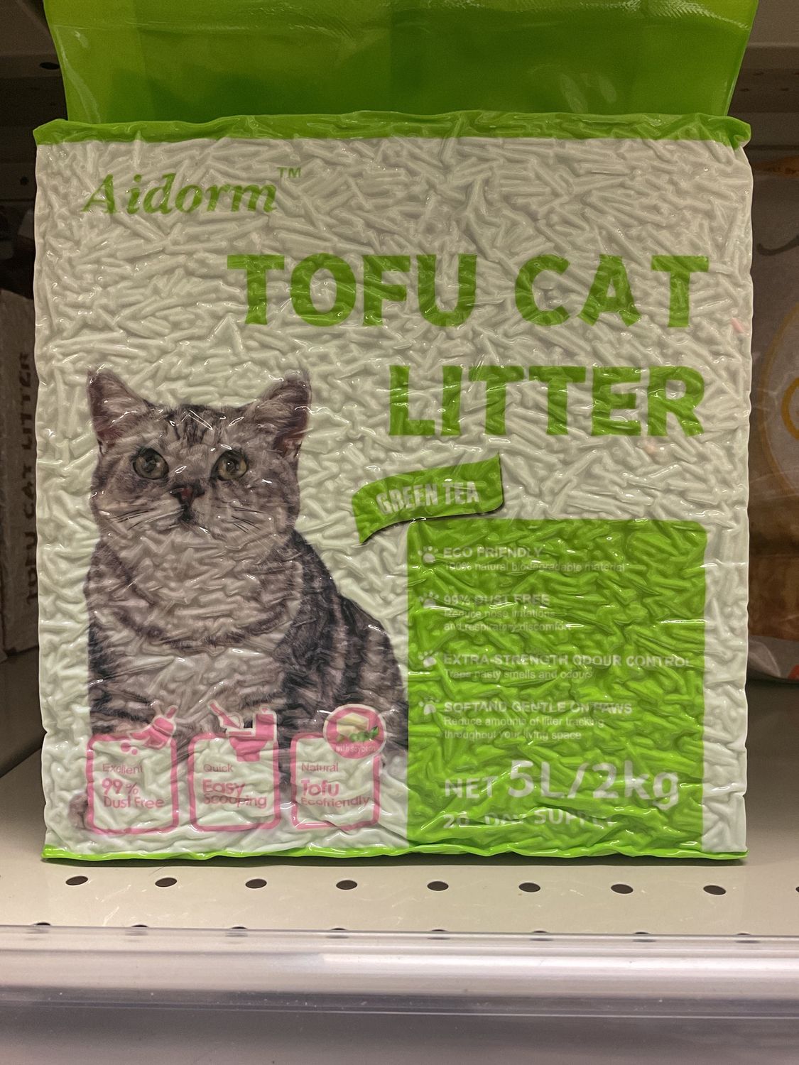 Aidorm Tofu Cat Litter- Green Tea