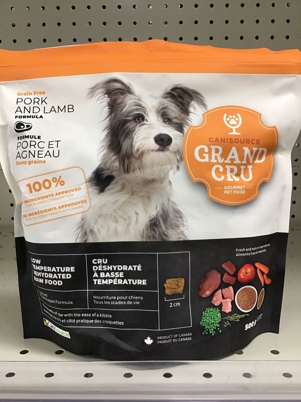 CaniSource Dog Treat Grain Free Pork and Lamb 500g