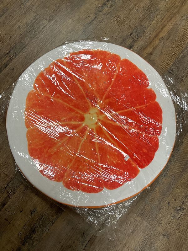 Orange fruit slice cushion/ pillow for pet