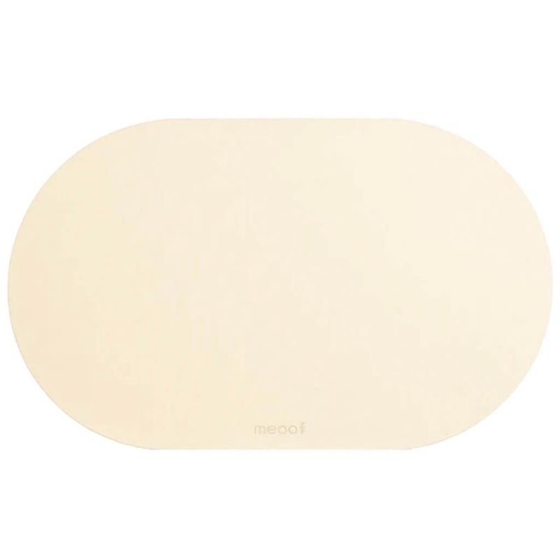 Oval Dining PVC Placemat-White