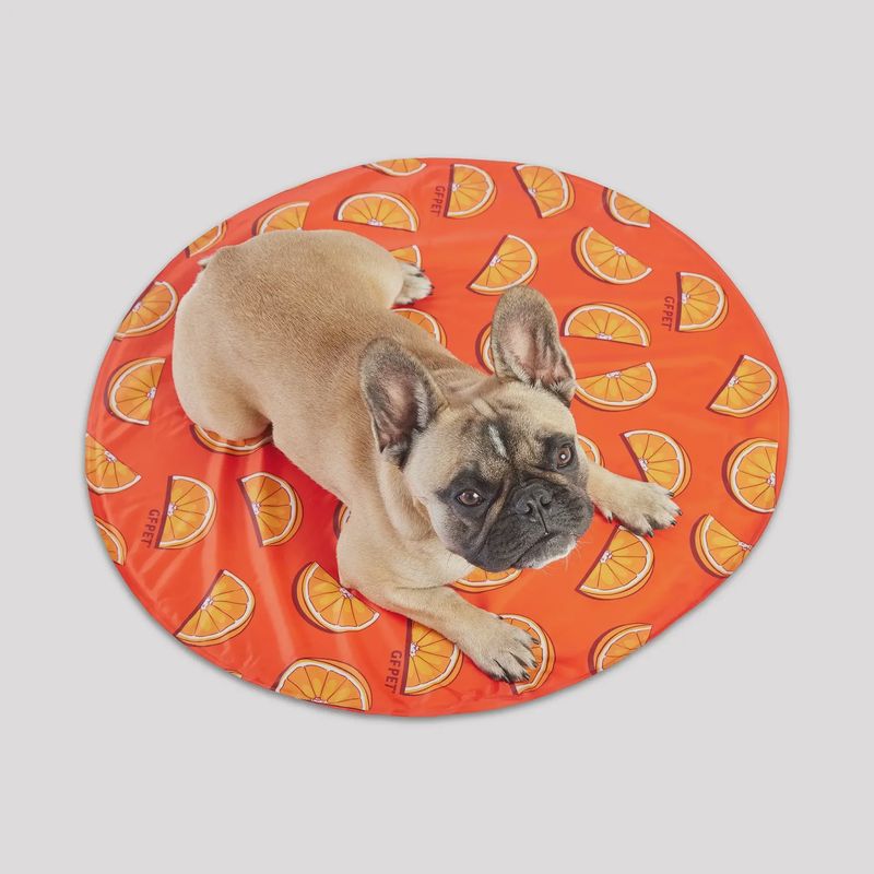 GF PET - ROUND ICE MAT - Orange - 24" / 60cm