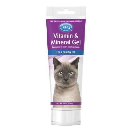 Pet-Ag Vitamin &amp; Mineral Gel Supplement for Cats - 3.5 oz