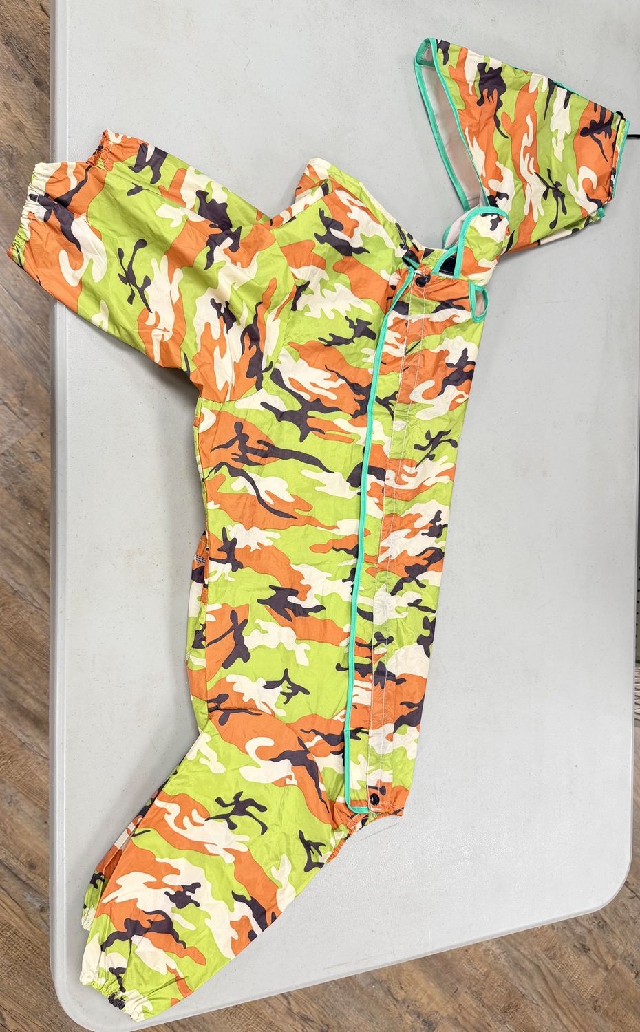 Military Dog Raincoat Green - 24”