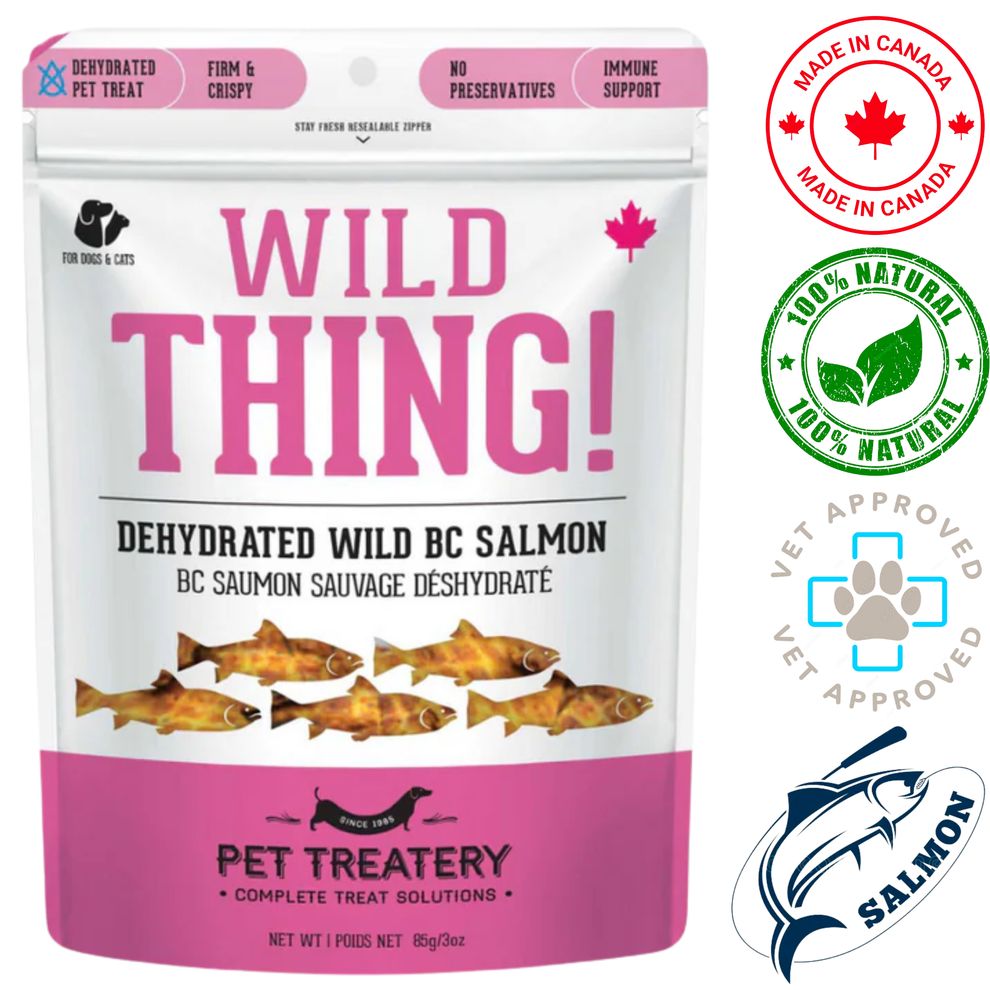 Wild Thing! Dehydrated Wild Salmon 85GM | Dogs &amp; Cats