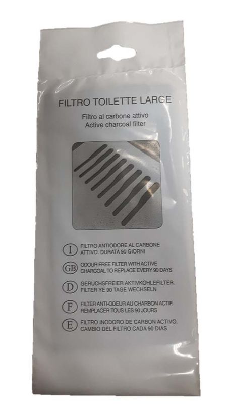BERGAMO Ariel Cover Replacement Fliter/Filtro Toilette