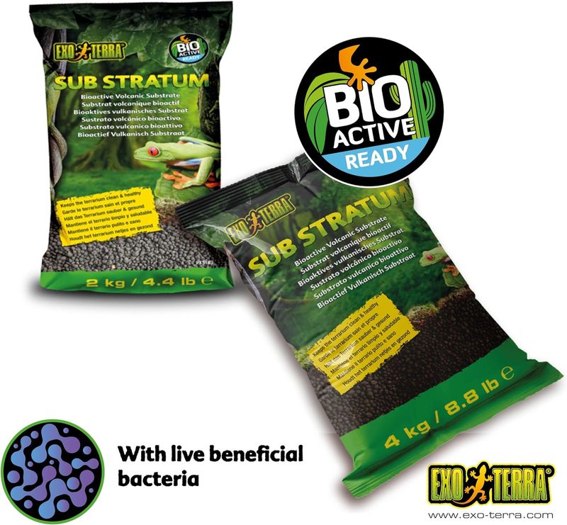 Exo Terra Sub Stratum - Bioactive Volcanic Substrate - 8.8 lb