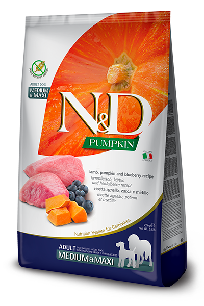 Farmina N&amp;D Pumpkin Lamb &amp; Blueberry Med/Maxi | Dogs 12kg