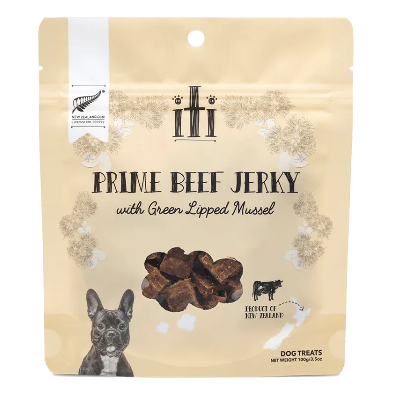iTi - Treats - Prime Beef Jerky with Green Lipped Mussel 100g