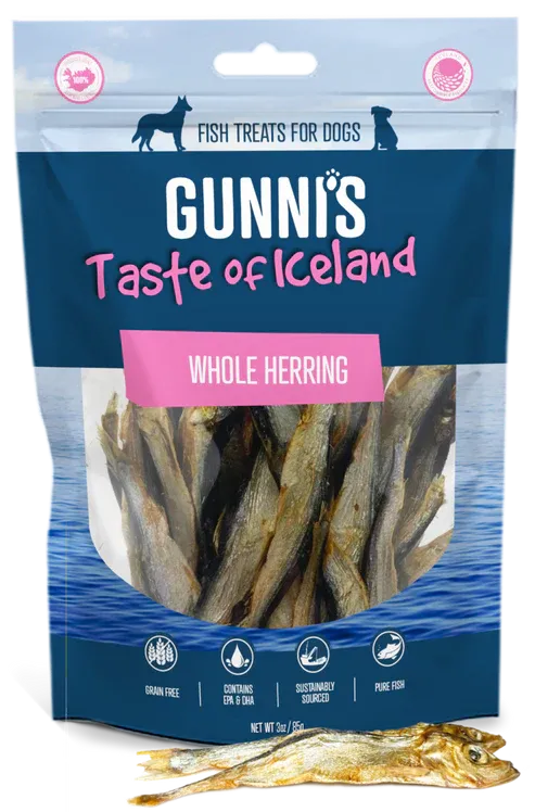 Gunni’s Pet Whole Herring 3Oz