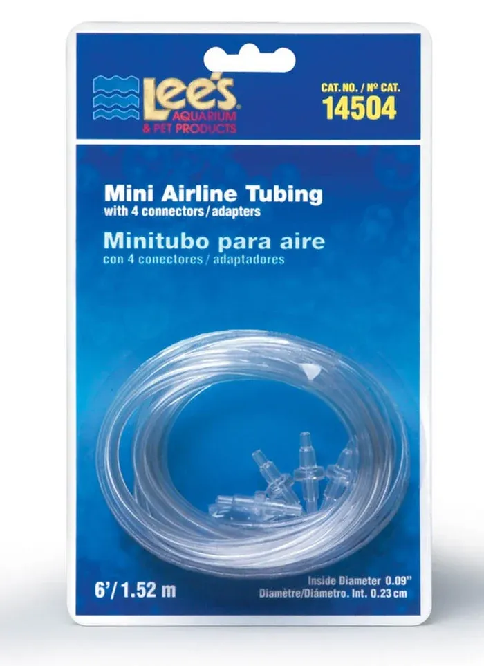 Lee’s Mini Airline Tubing - 4 connectors (1.52m)