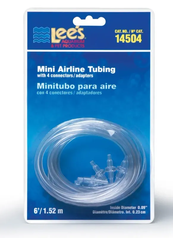 Lee’s Mini Airline Tubing - 4 connectors (1.52m)