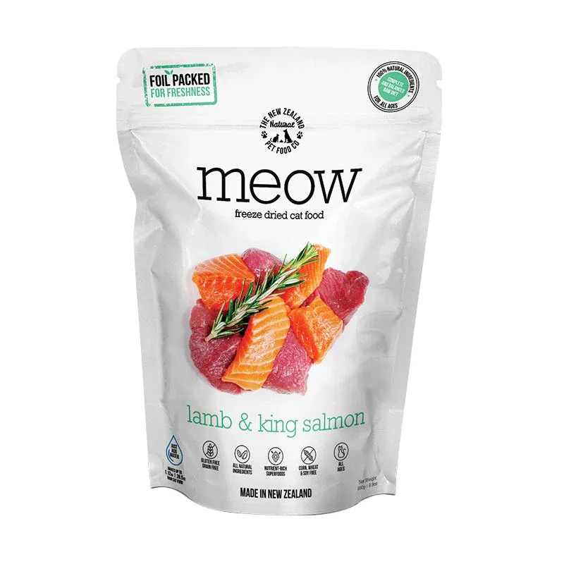 NZ Natural Pet Food Co - Freeze Dried - Meow - Lamb &amp; Salmon 280g