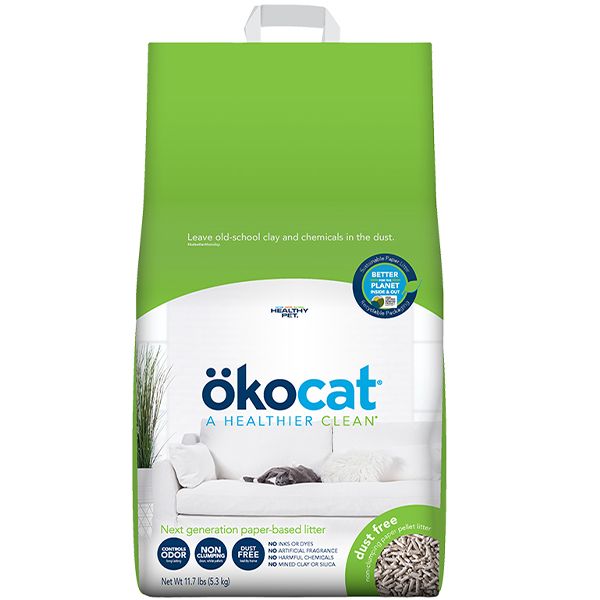 ökocat® Dust Free Non-Clumping Paper Pellet Cat Litter 11.7lb