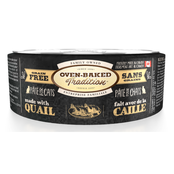 Oven-Baked Tradition Cat Adult Quail Pate 5.5 oz