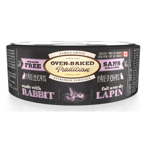 Oven-Baked Tradition Cat Adult Rabbit Pate 5.5 oz