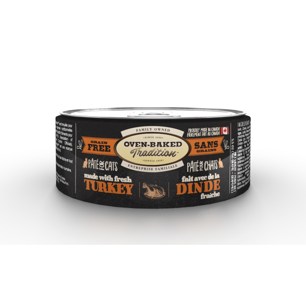 Oven-Baked Tradition Cat GF Adult Turkey Pate 5.5 oz