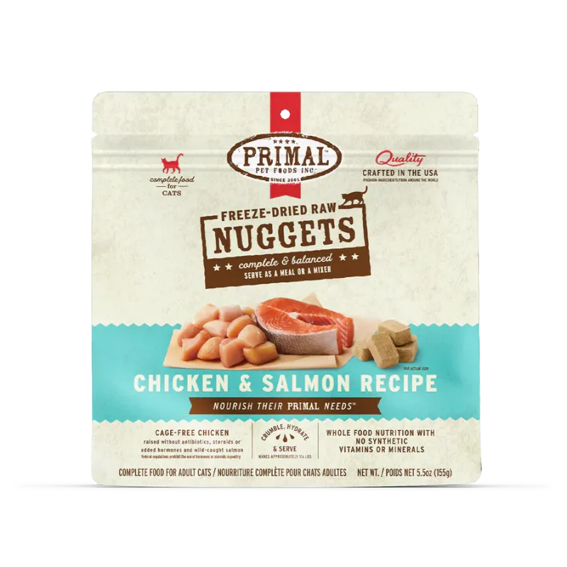 Primal Feline Freeze Dried Chicken Salmon