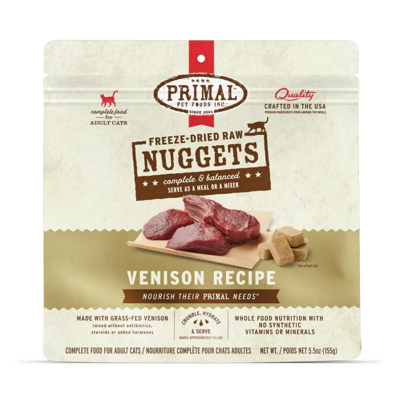 Primal Feline Freeze Dried Venison 14 Oz