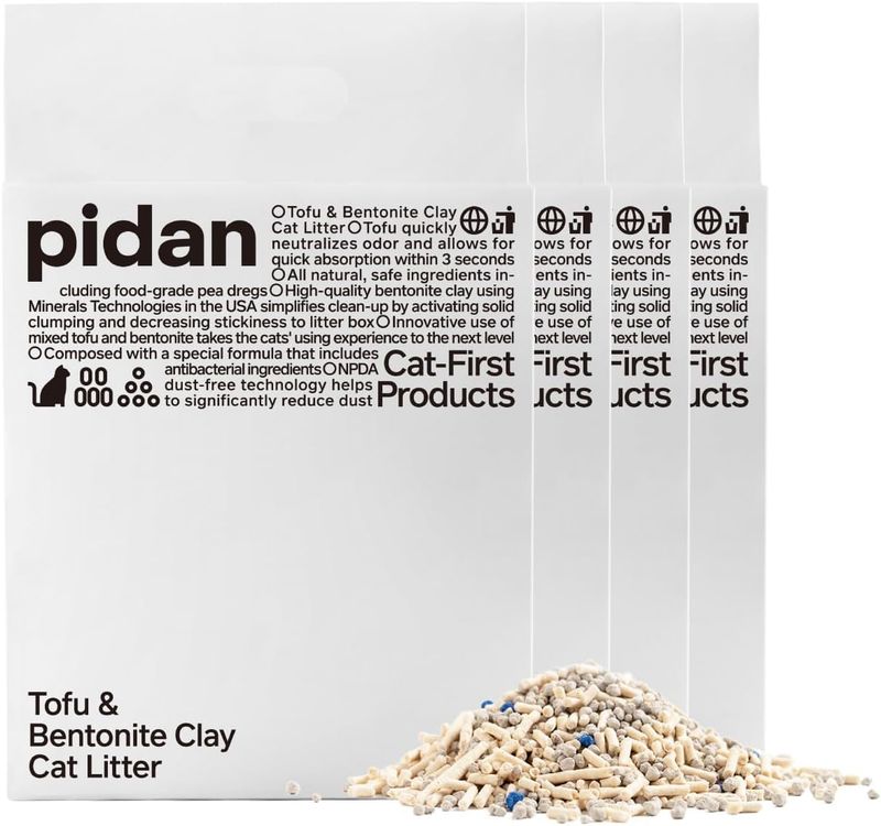 pidan Cat Original Tofu Cat Litter | 2.4 kg per bag (Pure Tofu)