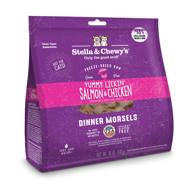 Stella &amp; Chewy's FD Dinner Morsels Salmon &amp; Chicken 18 oz | Cat